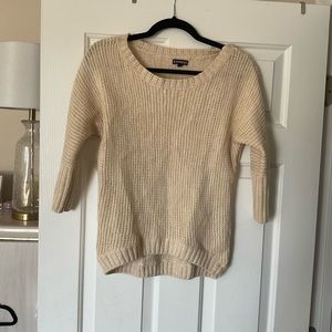 Cream Express Wool Sweater Size Small